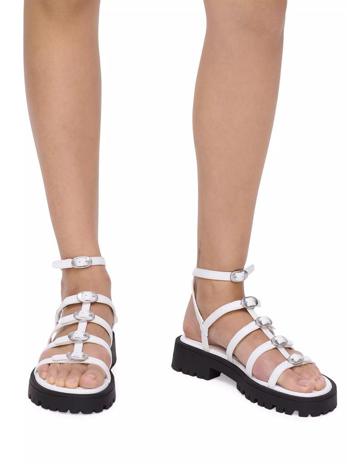 Kiki Leather Gladiator Sandals