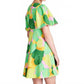Cucumber Floral Swing Dress In Multi