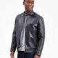 Men's Faux Leather Moto Jacket