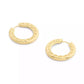 Signature C Minimal Hoop Earrings