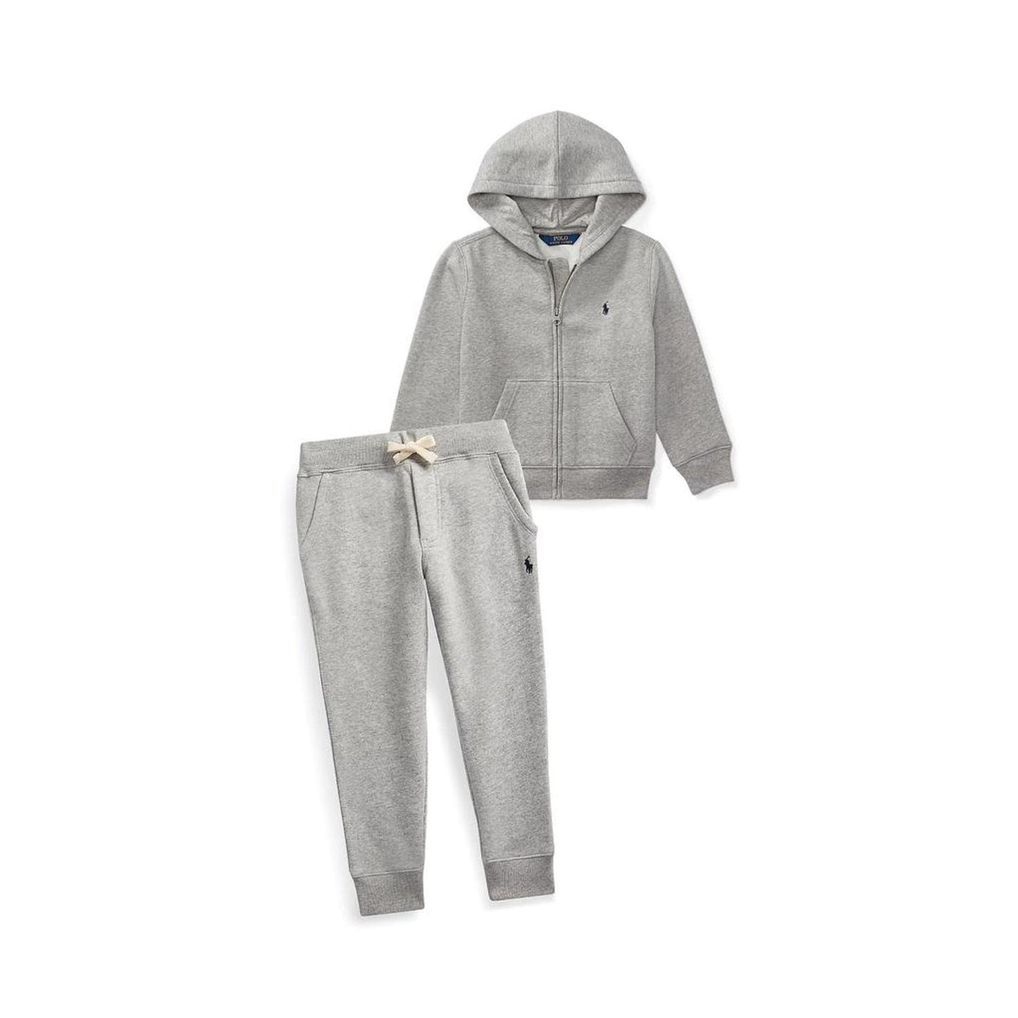 Cotton Blend Fleece Hoodie (Little Kids)