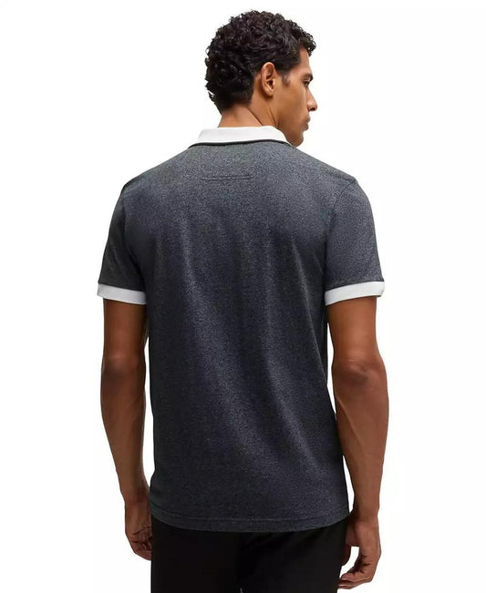 Men’s Striped Trim Polo