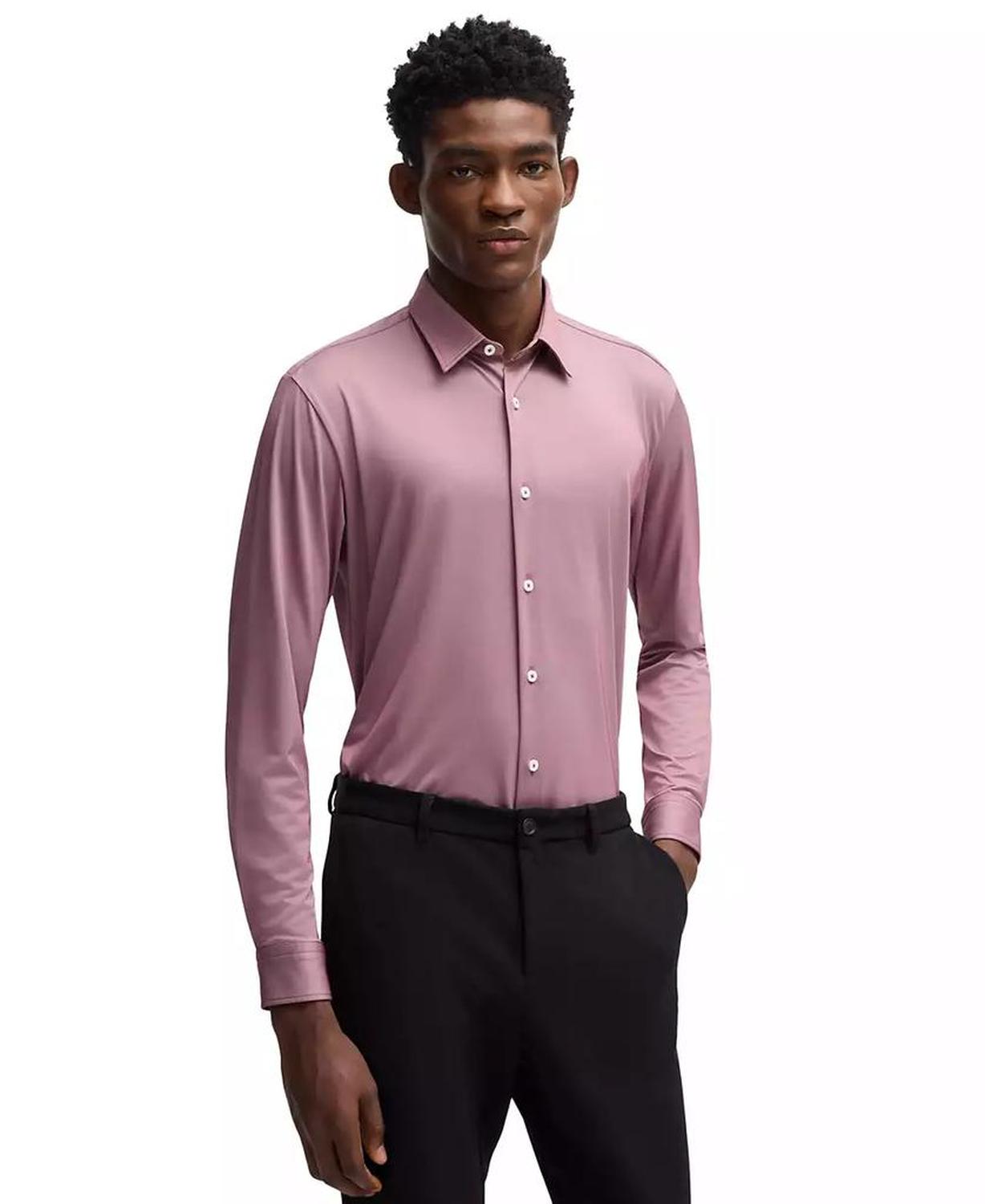 Men's Slim-Fit Performance-Stretch Shirt