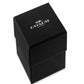 Women's Cass Gold-Tone Stainless Steel and Black Leather Strap Watch, 22mm