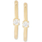 Little Luxuries Imitation Pearl Small Hoop Earrings, 1"