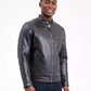 Men's Faux Leather Moto Jacket