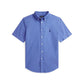 Cotton Oxford Short Sleeve Shirt (Big Kid)