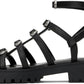 Black 'The Kiki Gladiator' Sandals