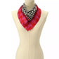 Women's Houndstooth Silk Bandana Scarf