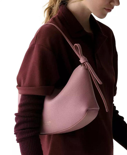 Loop Medium Pebbled Leather Shoulder Bag