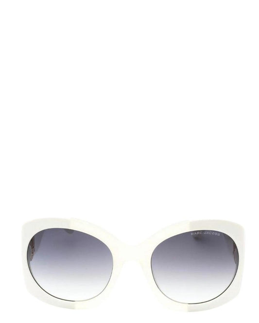 Women's Oversized Two Tone Sunglasses In Ivory/grey Azure