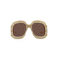 Shield-Frame Acetate Sunglasses