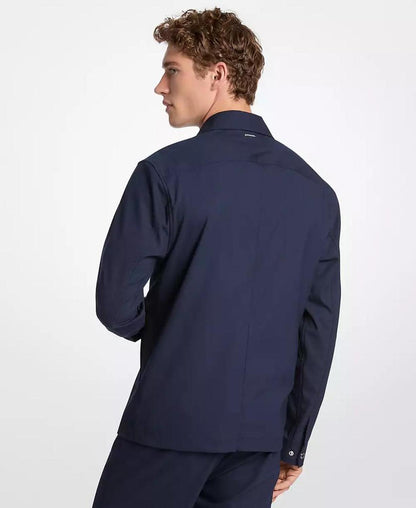 Men's Stretch Zip Shirt Jacket