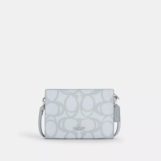 Slim Crossbody Bag In Sketch Signature Canvas