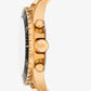 Oversized Everest Gold-Tone and Silicone Watch