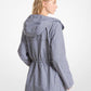 Logo Tape Woven Gingham Anorak