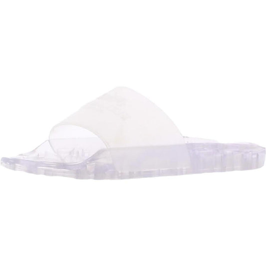 Ulyssa Womens Logo Flats Pool Slides