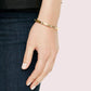 Set in Stone Hinged Gold Bangle