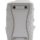 Bancroft Medium Woven Satchel in White Calf Leather