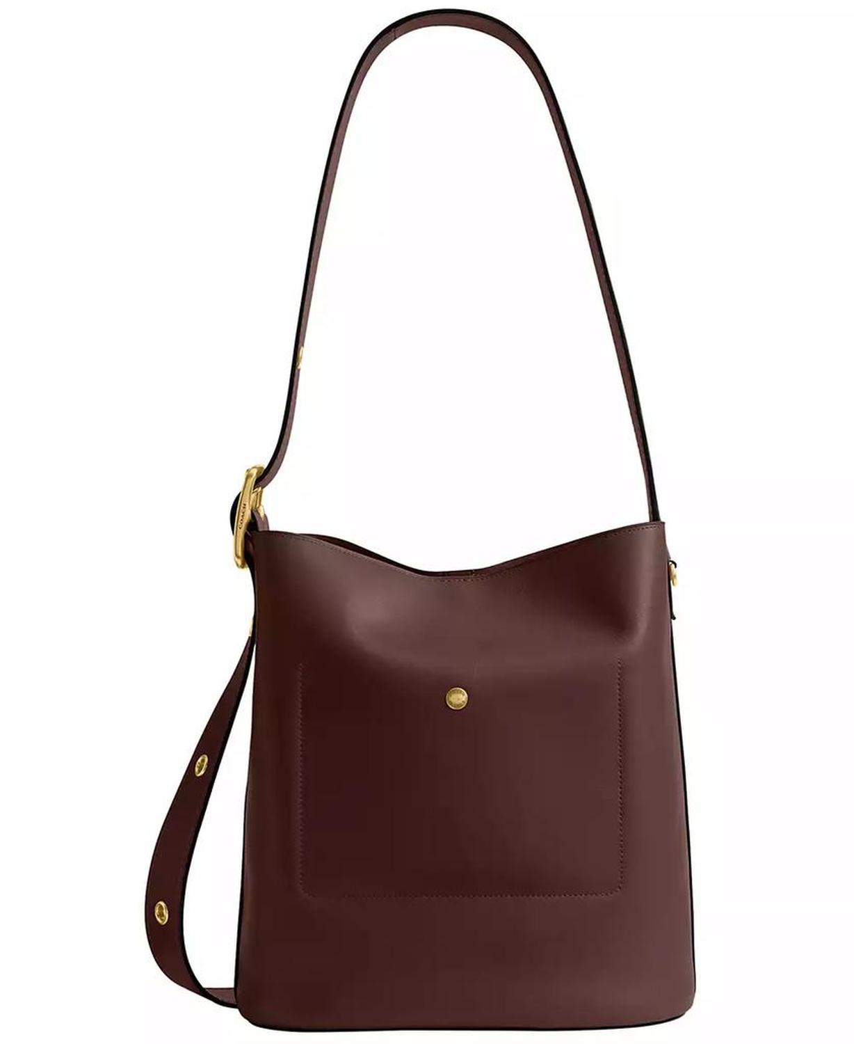 Bleecker Medium Leather Bucket Bag