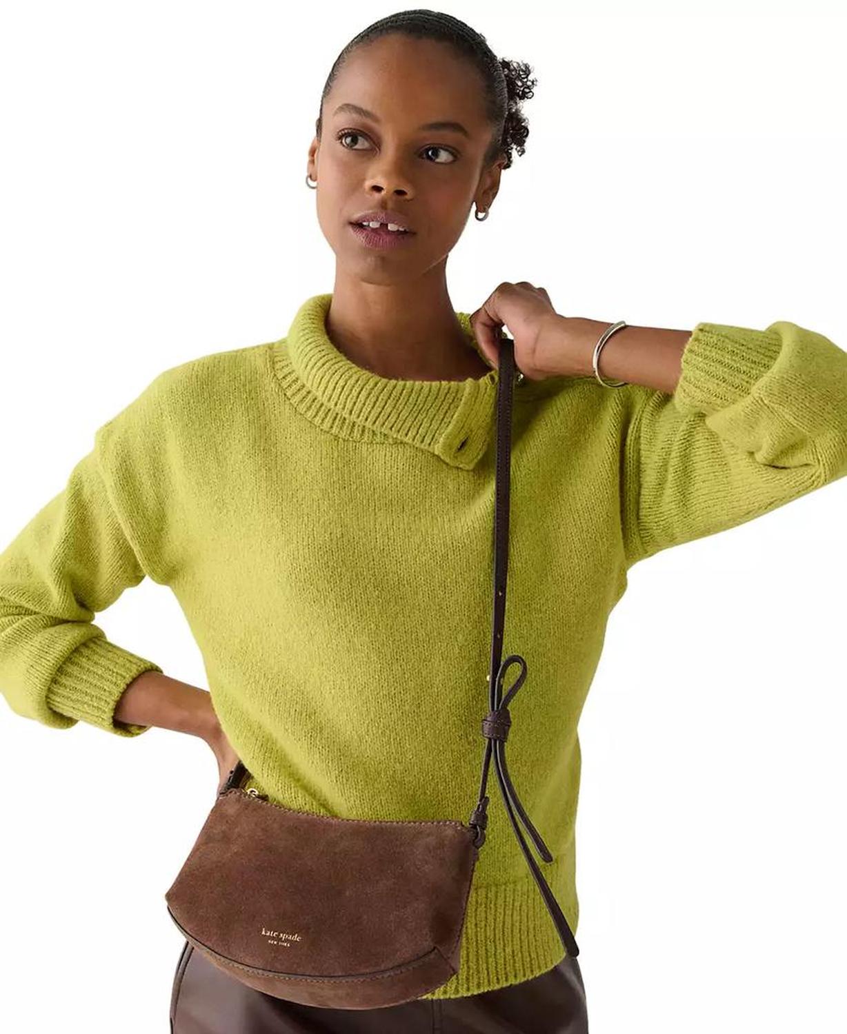 Small Loop Crossbody Zip Bag