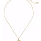 Gold-Tone Out of Office Passport Pendant Necklace, 16" + 3" extender