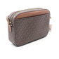 Coated Canvas Leather Shoulder Bag (Pre-Owned)