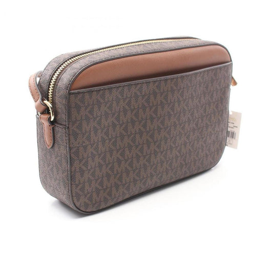 Coated Canvas Leather Shoulder Bag (Pre-Owned)