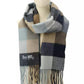 Women's Multicolored Check Muffler Scarf