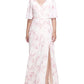 Marchesa Notte Rome Printed Long Gown