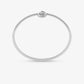 Precious Metal-Plated Pavé Lock Bangle
