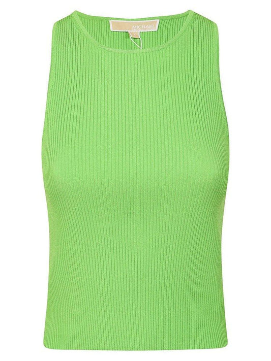 Michael Michael Kors Crewneck Ribbed Knit Tank Top