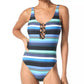 Women's Ring-Front One-Piece Swimsuit
