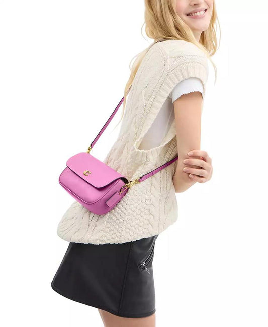 Brook Small Leather Flap Chain Bag