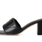 Holly Block Heel Sandals with Quilting