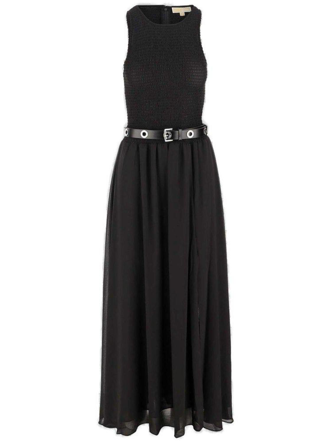 Michael Michael Kors Smocked Georgette Maxi Dress