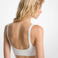 Lace-Up Stretch Nylon Bikini Top