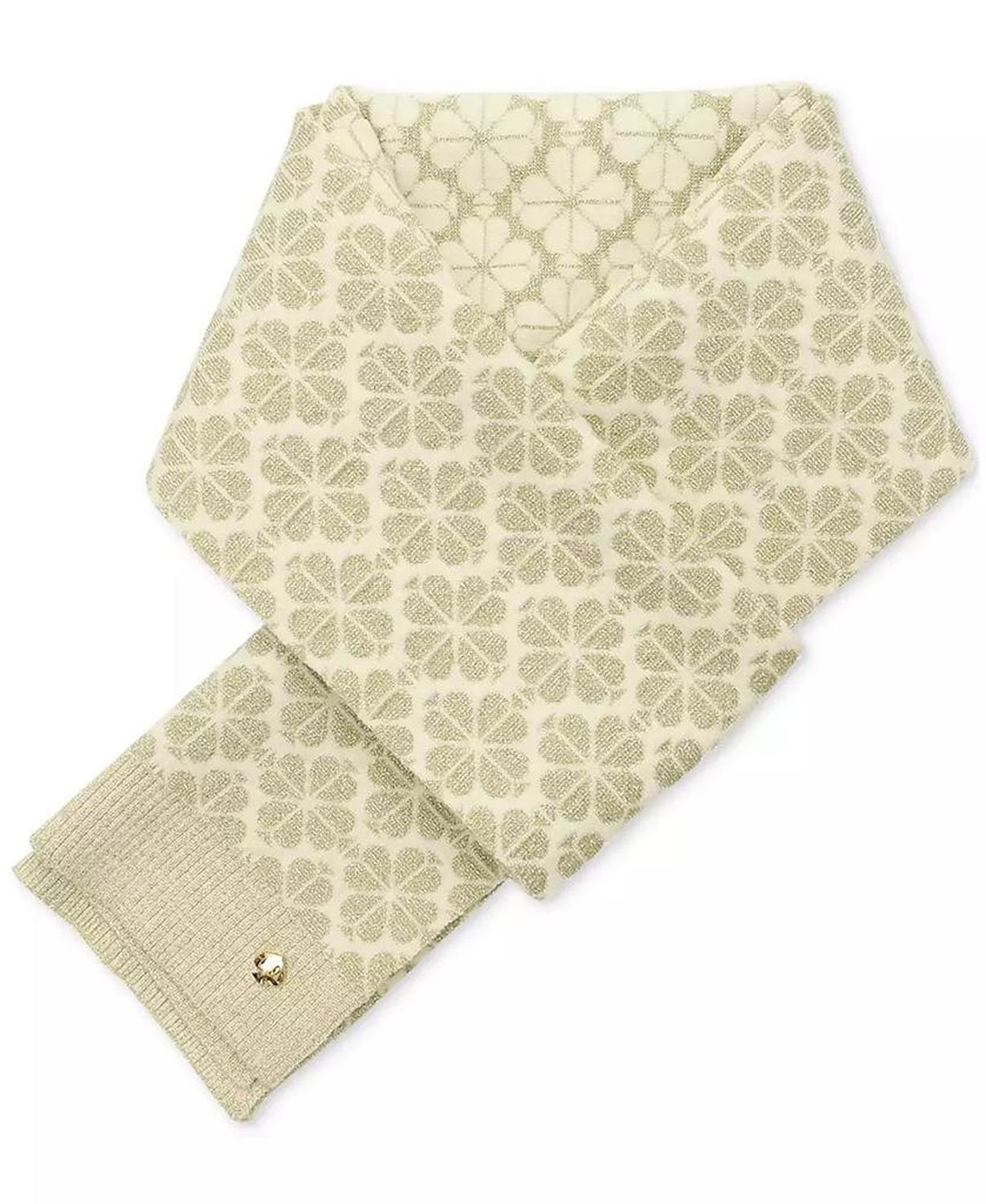 Spade Flower Tonal Scarf
