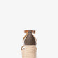 Serena Signature Logo and Leather Wedge Sandal