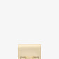 Carson Small Metallic Pebbled Leather Wallet