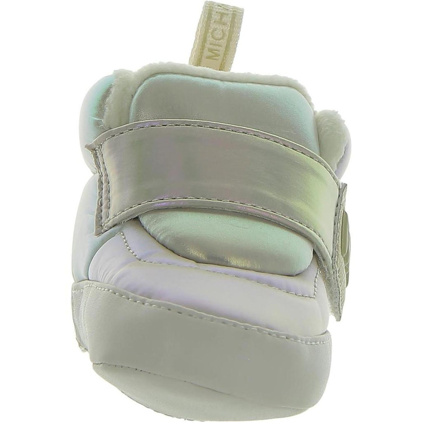 Baby Puffy Iridescent Faux Fur Lined Booties