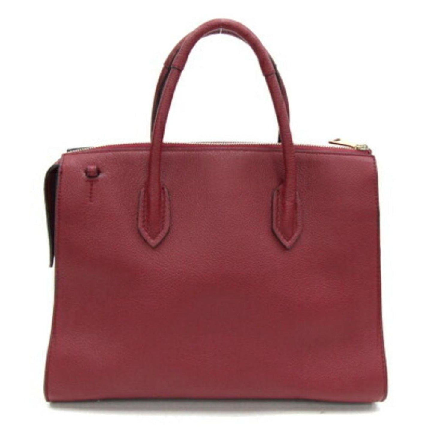 Leather Handbag Shoulder Bag (Pre-Owned)