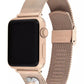 Rose Gold-Tone Stainless Steel Mesh Bracelet for 38, 40, 41mm Apple Watch