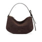 Loop Suede Shoulder Bag