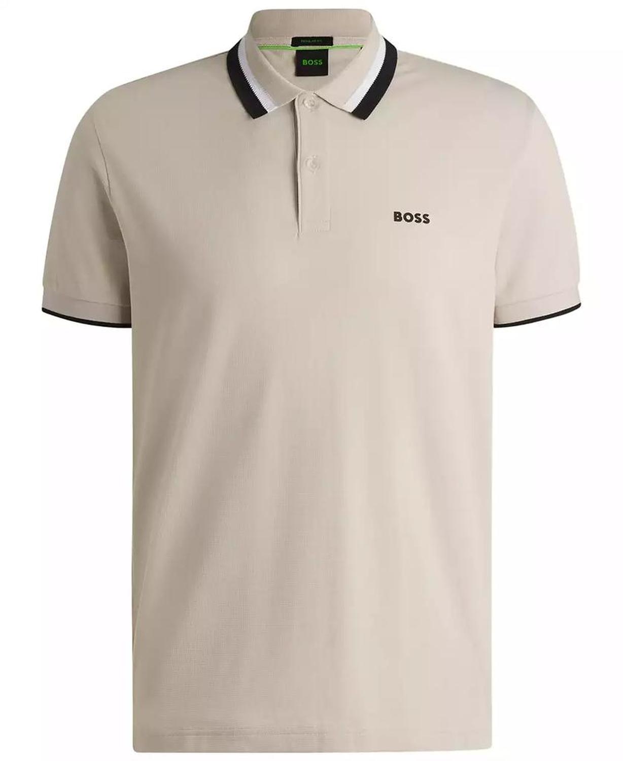 Men's Contrast Stripe Regular-Fit Paddy Polo