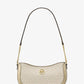 Leida Small Metallic Signature Logo Pochette
