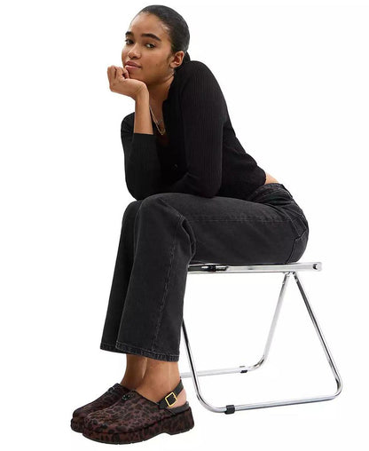 Women's Sculpted C Round Toe Platform Clogs