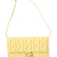 FENDI Baguette FF Leather Wallet On Chain