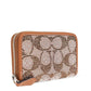 Coach Monogram Detailed Zipped Wallet