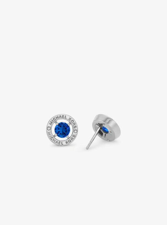 Precious Metal-Plated Brass Cubic Zirconia Halo Earrings